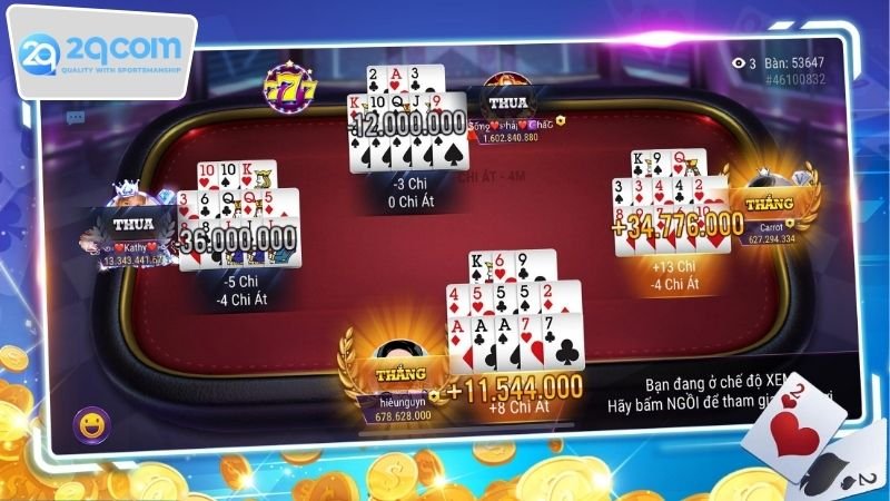 Xì Tố 2qcom - Trải Nghiệm Đỉnh Cao Cùng Game Bài Thú Vị 3 Hướng dẫn cách tham gia chơi xì tố 2qcom